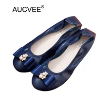 Удобные балетки на плоской подошве из натуральной кожи; модная женская обувь на плоской подошве с круглым носком, украшенная бантом; Винтажная обувь из коровьей кожи на плоской подошве для мам