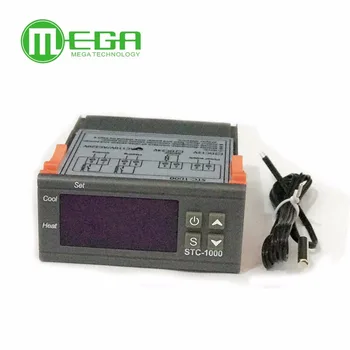 

STC-1000 Digital LCD Display Thermostat Temperature Control Thermometer Thermo Controller With NTC Sensor AC 110-220V 10A