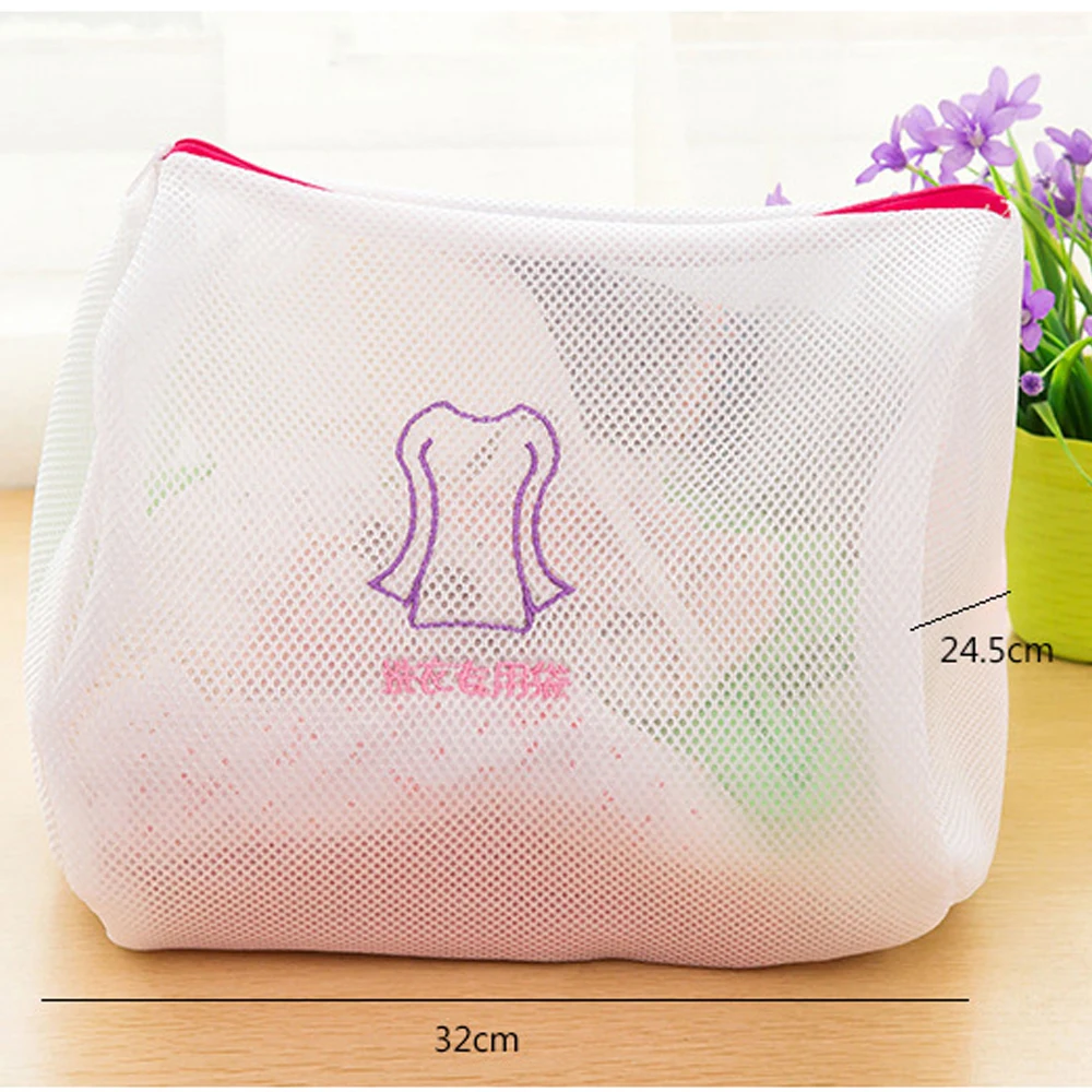 Fashion Fine Embroidered Bra Lingerie Special Wash Laundry Bag Padded Machine Washable Mesh Kit Laundry Basket Bag Laundry Bags (9)