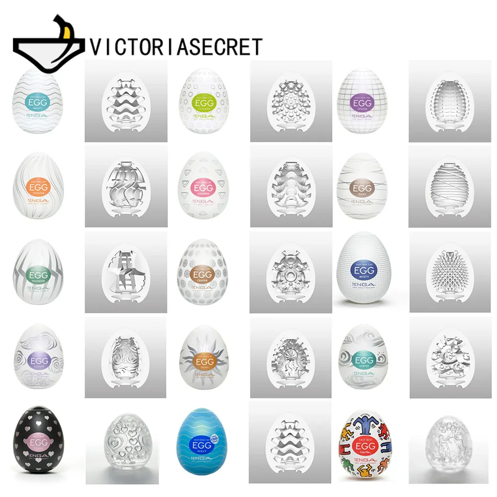Fake Pussy Masturbation Egg Male Masturbator Vagina Adults G-spot Sexy Toy Stimulating Penis Massager sex Egg For Men tenga