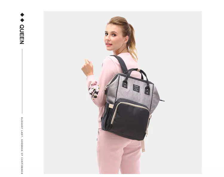 Fashion Diaper Bag Waterproof Travel Mummy Backpack Multifunction Maternity Nappy Bag Large Capacity Baby Stroller Bags For Mom (14)
