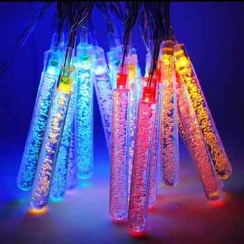 

6.5M Solar LED Lamp 30LEDs Fairy Icicle Solar Power String Light Christmas Holiday Decoration Garden Waterproof Outdoor Lighting