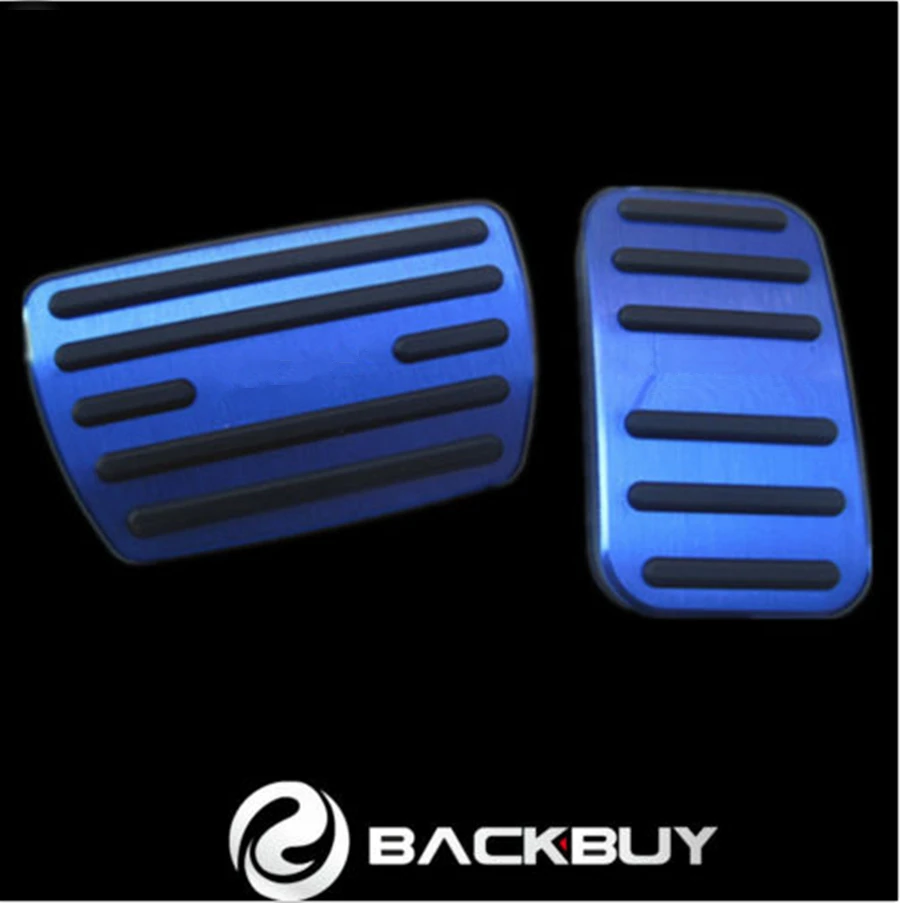 

Blue Non-slip Auto Accelerator Brake Foot Pedal Pad Cover Replacement Kit Fit For 2016-2018 Honda Civic Driver Pedals