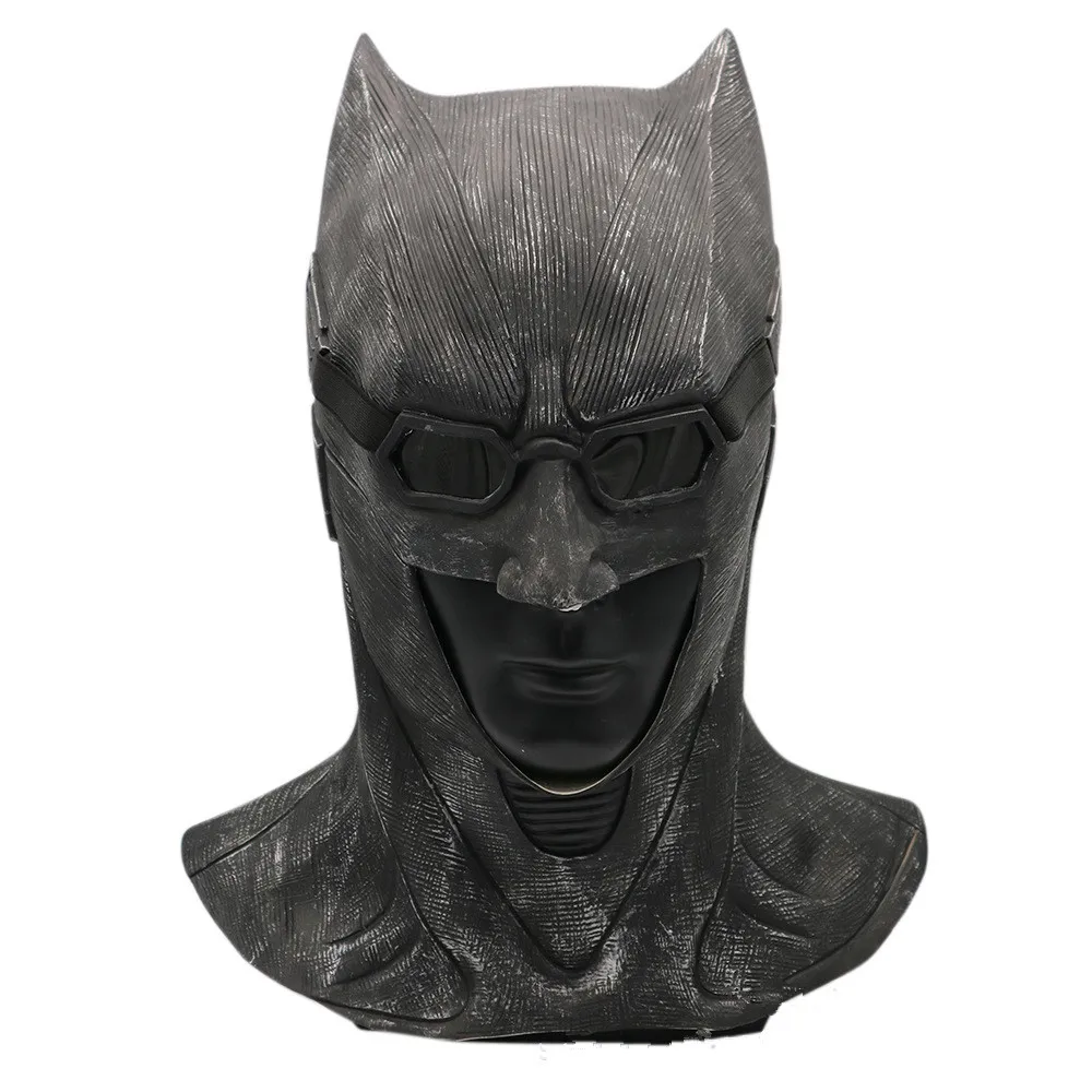 Фильм Темный рыцарь поднимается супергерой Бэтмен Косплей маски Брюс Уэйн Хелме Гибкая латексная маска головной убор причудливый мяч Хэллоуин