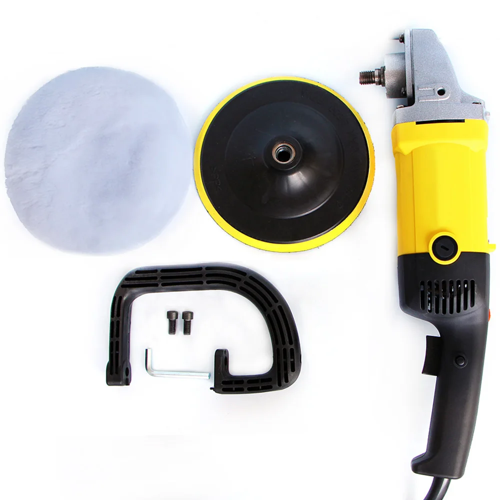 Car Polisher 1200W Variable Speed 3000rpm 180mm Car Paint Care Tool Polishing Machine Sander 220V M14 Electric Floor Polisher