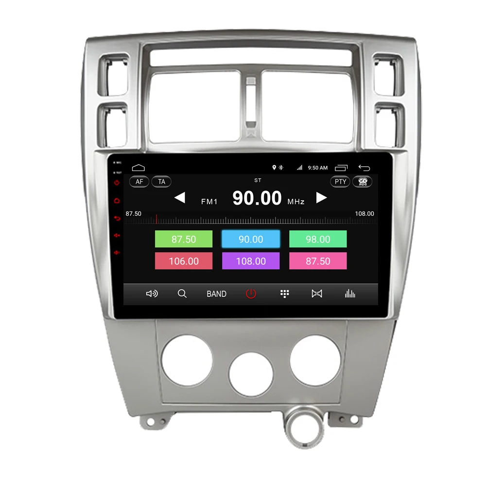 Discount RoverOne Android 9.0 Octa Core Tucson Car Radio GPS For Hyundai Tucson 2005-2009 Touchscreen Multimedia Player Stereo Head Unit 3