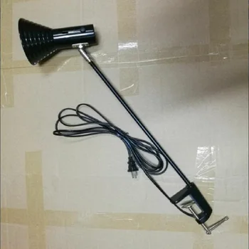 

E27 Base Socket Bracket Exhibition Light holder 40cm long rod Clamp with 2 m US plug Power Cord 20PCS