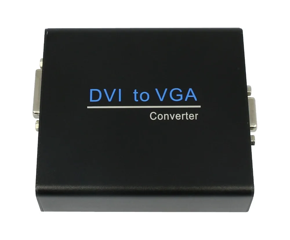 DVI to VGA Converter Box Digital To Analog Signal Adapter Supports DDWG