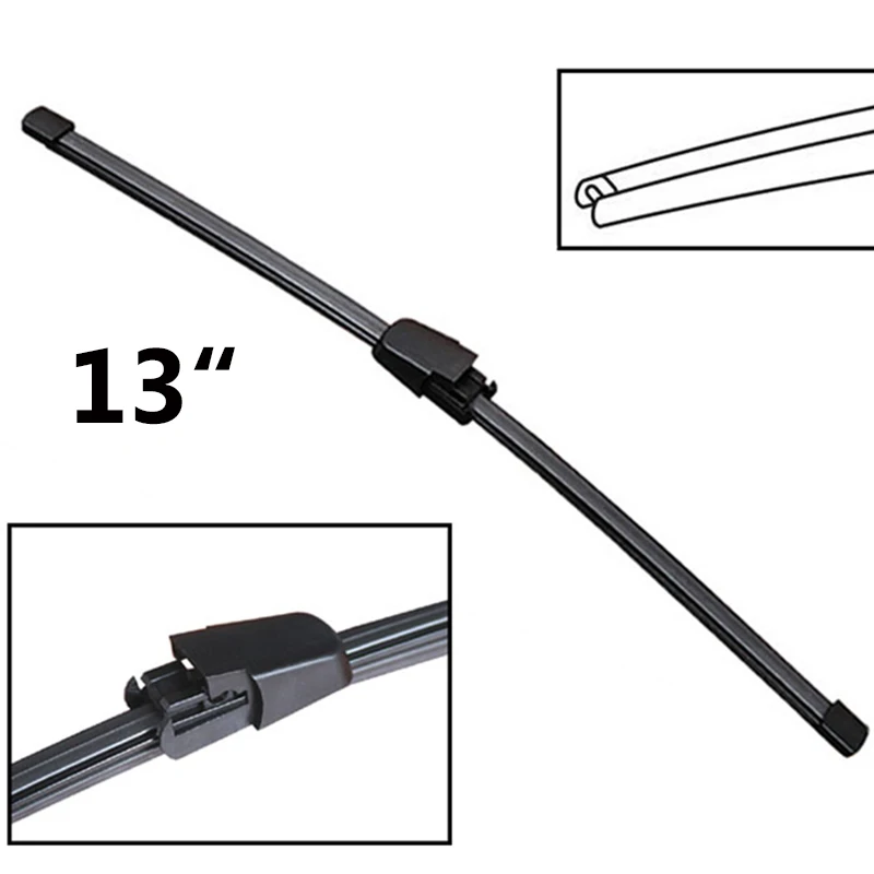 MISIMA 13" Rear Window Wiper Blade For 2003 2009 VW Tiguan Polo 9N3