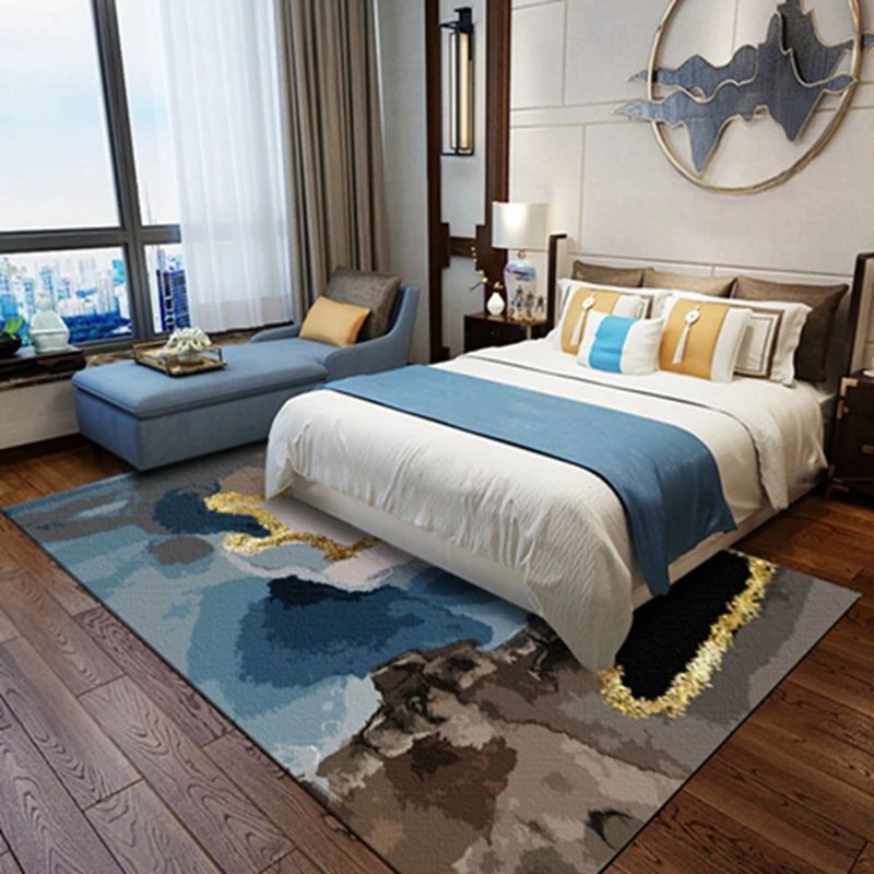 

Modern Tapete Abstract Geometrc Design Living Room Rugs and Carpet for Home Decoration Bedroom Sofa Bedside Non-Slip Floor Mat