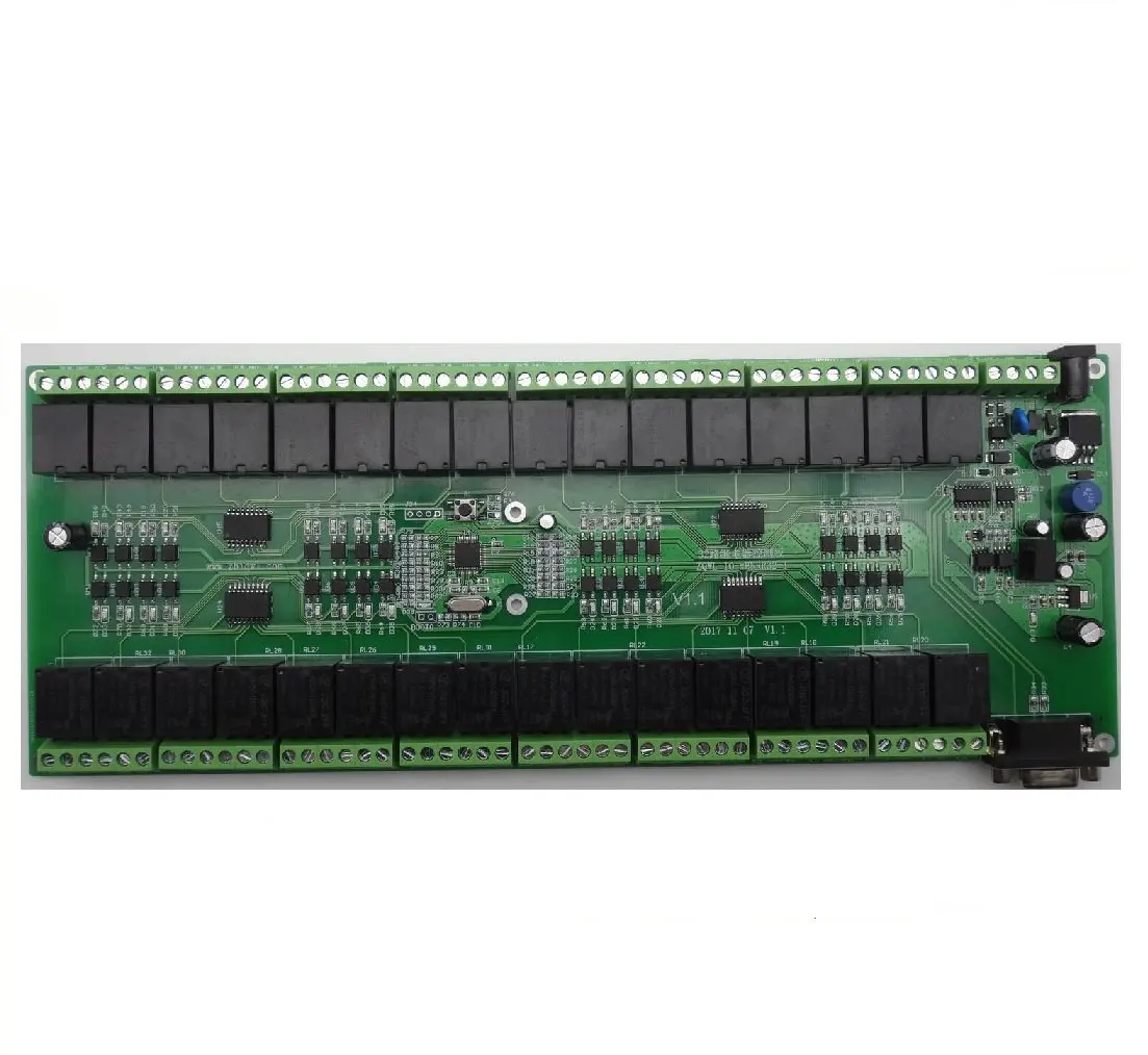 

32-channel relay control board/RS485 232/Modbus RTU/communication isolation industrial grade