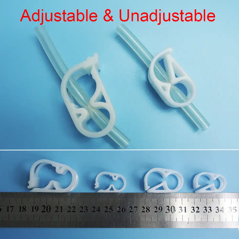 50PCS Plastic Tubing Clamps Adjustable Tube Clamp 3 12mm Tube