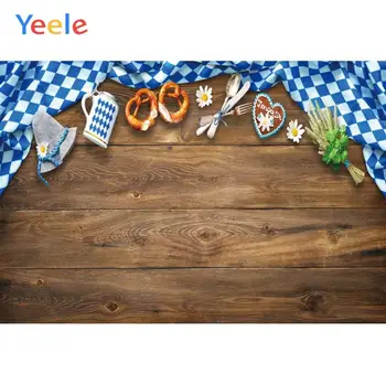 

Yeele Oktoberfest Carnival Nice Food Cup Gold Wheat Photography Backgrounds Customized Photographic Backdrops for Photo Studio