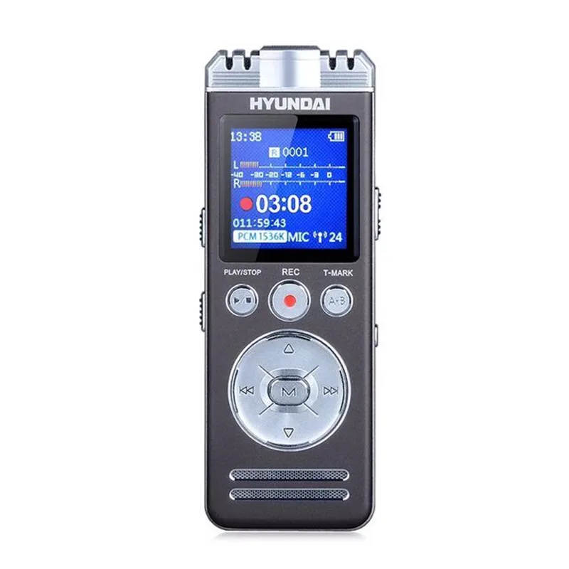 

Yescool E66 8/16GB Portable Conference Digital Voice Recorder Lossless Player Long-distance Clear Voice Support TF Card