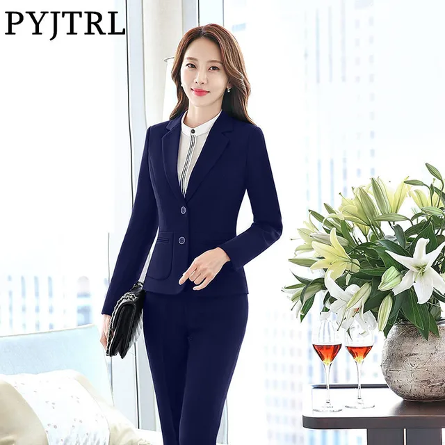 Aliexpress.com : Buy Womens Two piece Suit Fashion Work Formal Office ...