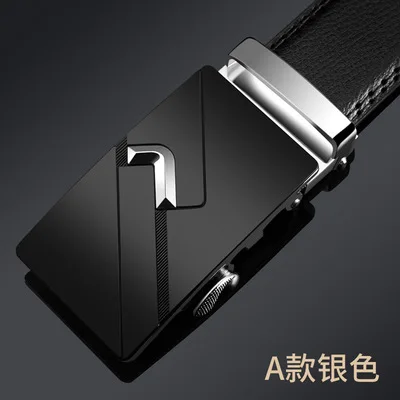 

Luxury Automatic Buckle male belts 2019 Fashion Brand Designer Belt Men New arrival Men Leather Belt