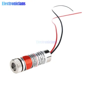 

5Pcs 650nm 5mW Red Line Laser Module Head Glass Lens Focusable Industrial Class Grade 3-5V