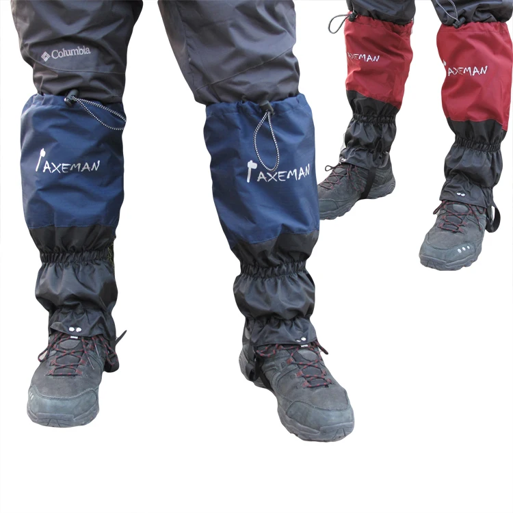 Mens Outdoor Hiking Snow Leg Cover Waterproof Ripstop Camping Snow Leg Sleeve Free Shippingin