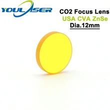 США CVD ZnSe лазерный фокус объектива Dia. 12 мм FL 38,1 50,8 мм 1,5 " для CO2 лазерный станок для гравировки и резки