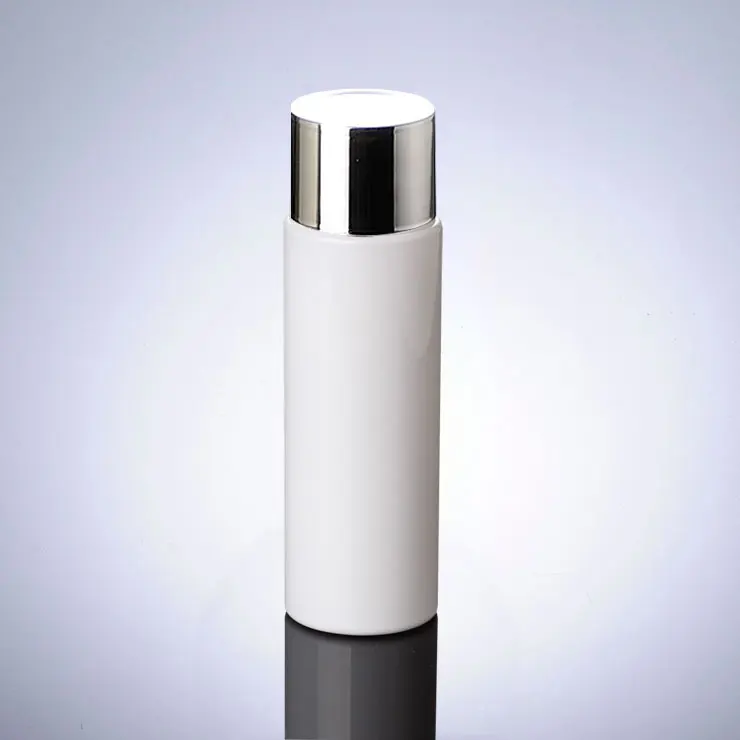300 шт 100% отличные Meke Up Инструменты 100 мл пустой образец белая прозрачная бутылка с винтом электронная алюминиевая крышка, косметические