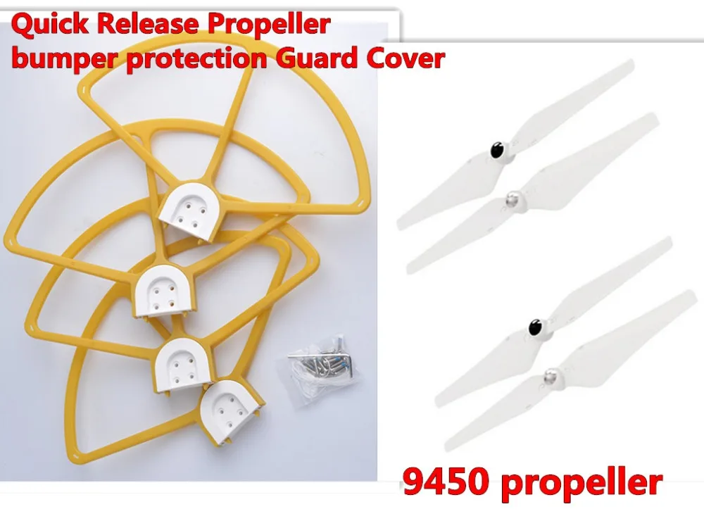4pcs Quick Release Propeller bumper protection Guard Cover +9450