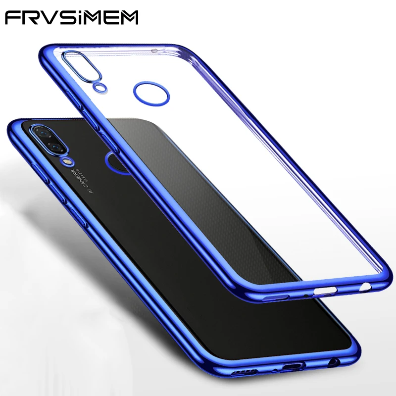 

Fashion For XiaoMi RedMi Note7 Note 7 Pro RedMi7 Red mi 7 Case 3D Laser Plating Luxury TPU Soft Cover Bright Crystal Phone Case
