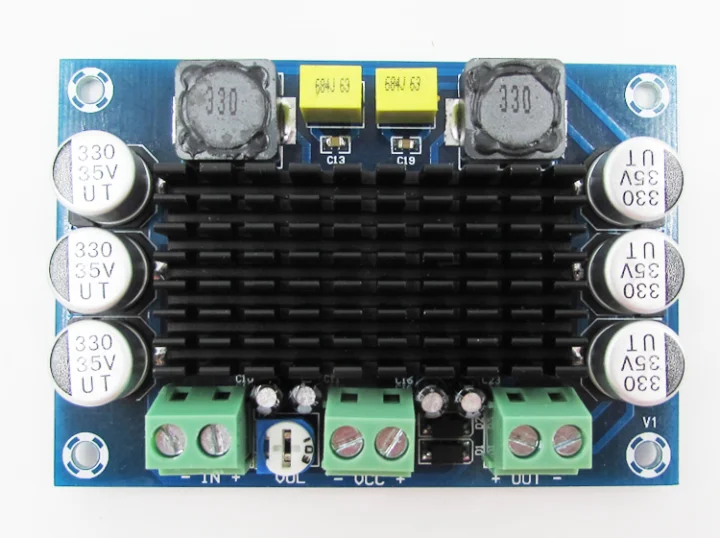 

TPA3116D2 Board DC 12-26V 100W TPA3116DA Mono Channel Digital Power Audio Amplifier XH-M542