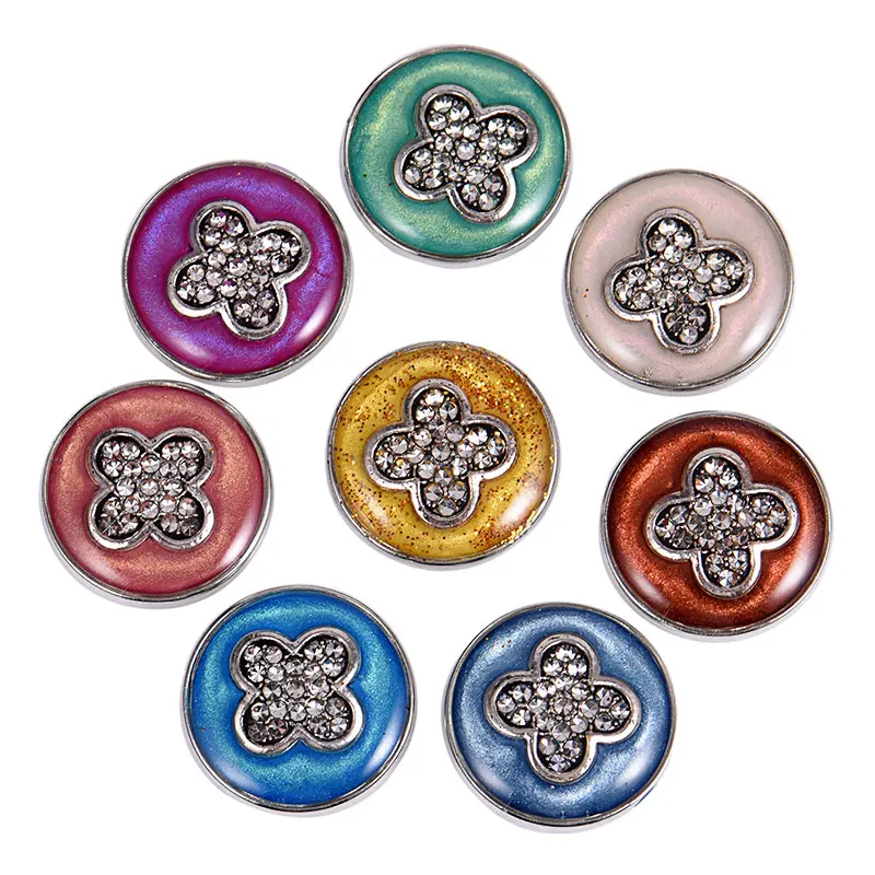 Buy Rivca 18mm Snap Buttons Colorful Butterfly Fit