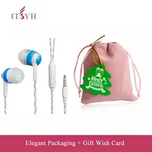 

Luminous Earphones with microphone In-Ear Stereo headset Night Light Glowing earphone 3.5mm Plug sport headphone mp3 mp4 TW-776