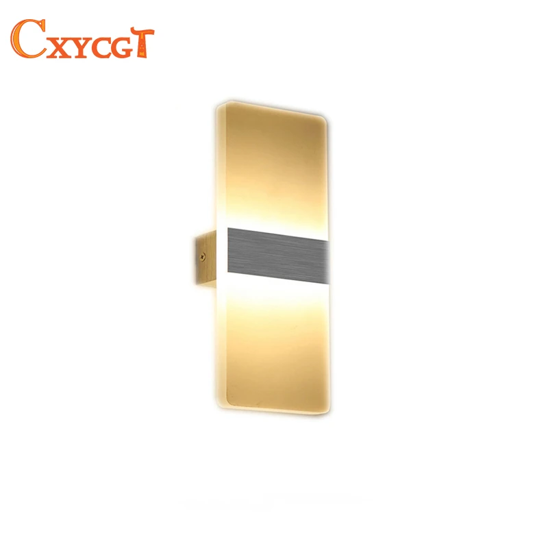 

7W Modern LED Wall Lamp Wall Light Sconce Bathroom High Quality Aluminum Case Acrylic Crystal Bedside Lamp Bedroom Living Room