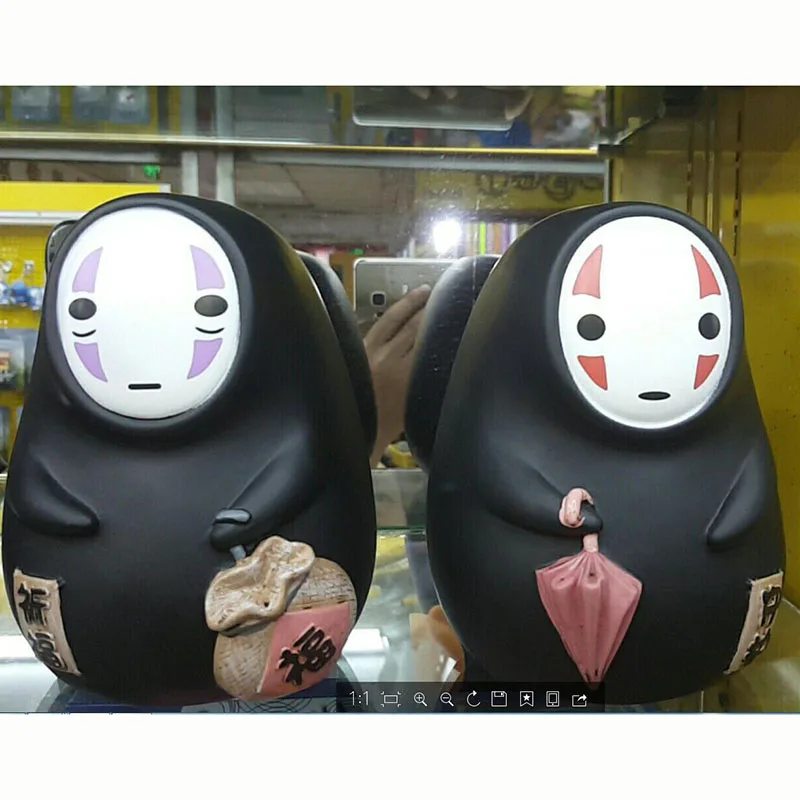  15cm Japan Anime Spirited Away No Face Man Piggy Bank PVC action figure collection model toys for k