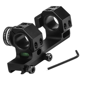 

Outdoor Black Hunting Sports Rifle Scopes Angle Indicator With Bubble Level Fit 25.4mm and 30mm Gun Stock AccessoriesNew