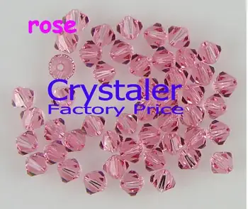 

5301# K9 Crystal Light Pink color 3mm 4mm,6mm,8mm Crystal Bicone Beads,Garmet/Jewelry Stones Decoration Free shipping