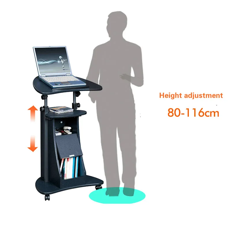 Standing computer desk mobile vertical desk conference podium lifting bedside table commercial furniture office furniture