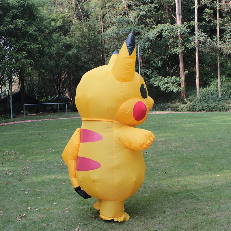 Pikachu Costume Pokemon Cosplay Inflatable Costume For Adults Outfit ...