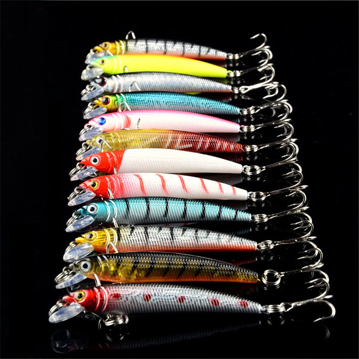 

Mixed 35Pcs/Lot Fishing Lure Minnow Hard Bait Jig Lure Wobbler Carp Crankbaits Artificial Bait Fishing Tackle