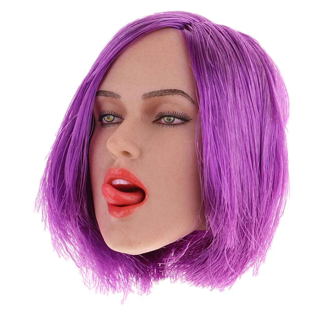 1/6 Scale Seamless European Shape Body Big Busts Carving Head Sculpt Model for 12'' TTL Enterbay /Kumik  Dolls Parts