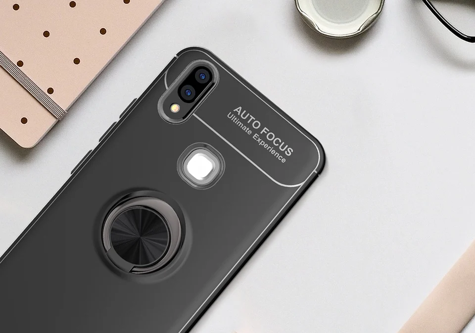 WHaY Case For Vivo V9 360 TPU Degree Finger Ring  Holder Car Magnet Phone Cover For Vivo Nex V11 Pro V9 S Vivo V9 Nex S Coque   (3)