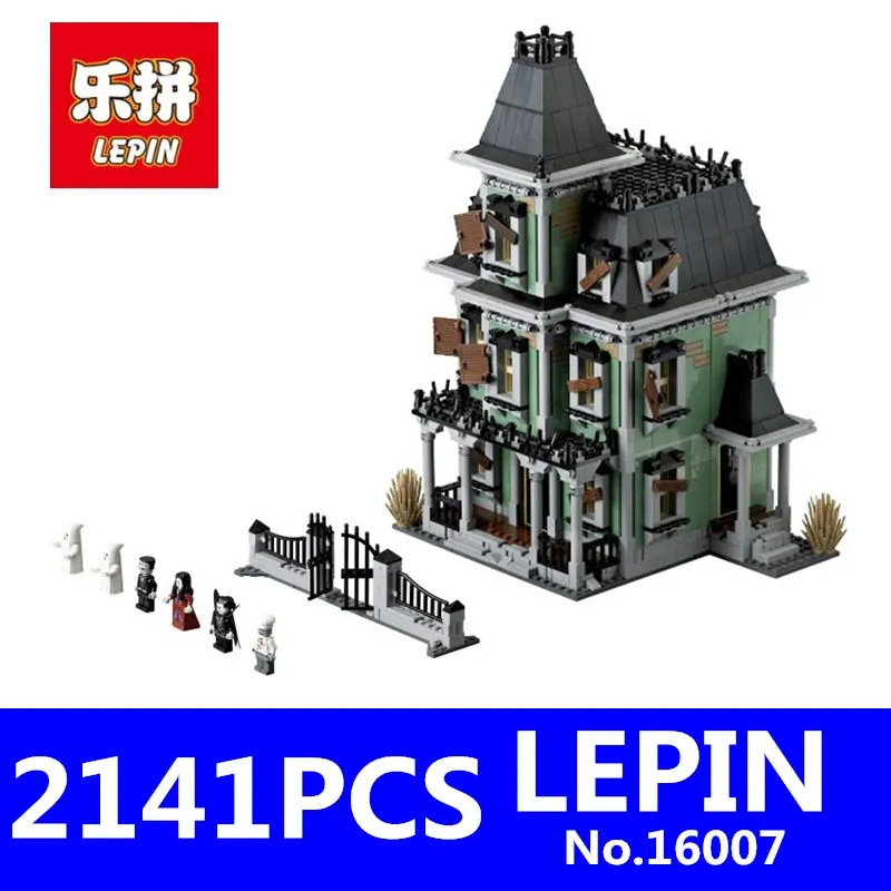 

LEPIN 16007 2141Pcs Creative Series Monster Fighter Haunted House Model Building Blocks Bricks Toy for Children Compatible 10228