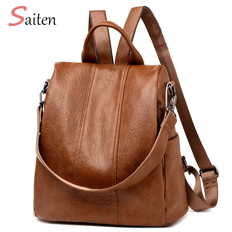 

High Quality Backpack Fashion Women Backpacks PU Leather Backpack Shoulder Bag Daypack for Women Female Mochila Feminine Mochila