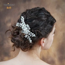 TOPQUEEN HP241 Модный свадебный гребень свадебные аксессуары для волос Гребни свадебные аксессуары для волос гребни невесты Вечерние гребни для волос