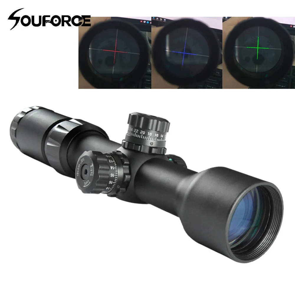 

1.5-5x40BE Tactical Locking Turret Side Focus Optical Sight Long Range Rifle Scope Adjusted Fit Weaver Rail for Hunting