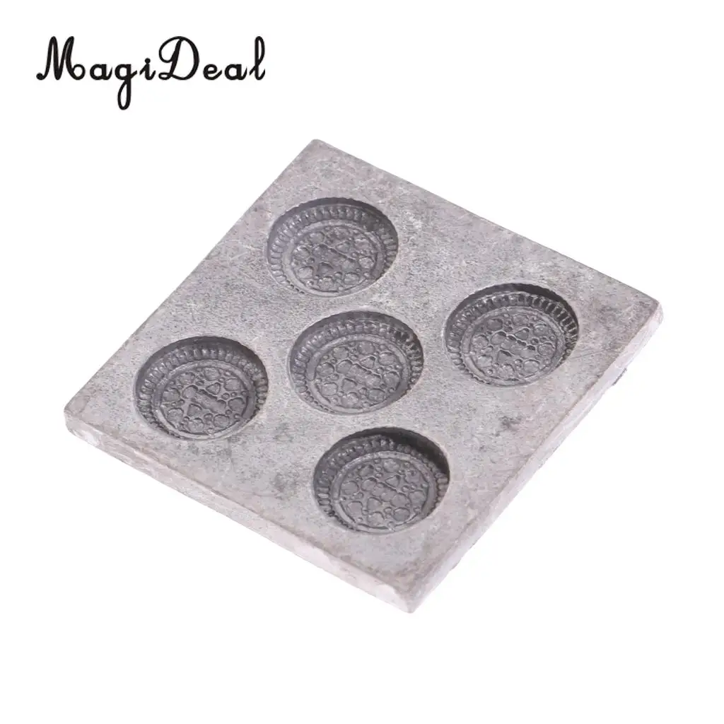 1/12 Scale Kitchenware Cookie Mould Kitchen Tools Kit Miniature Model for Dollhouse Kitchen Decor Accs Children Toys