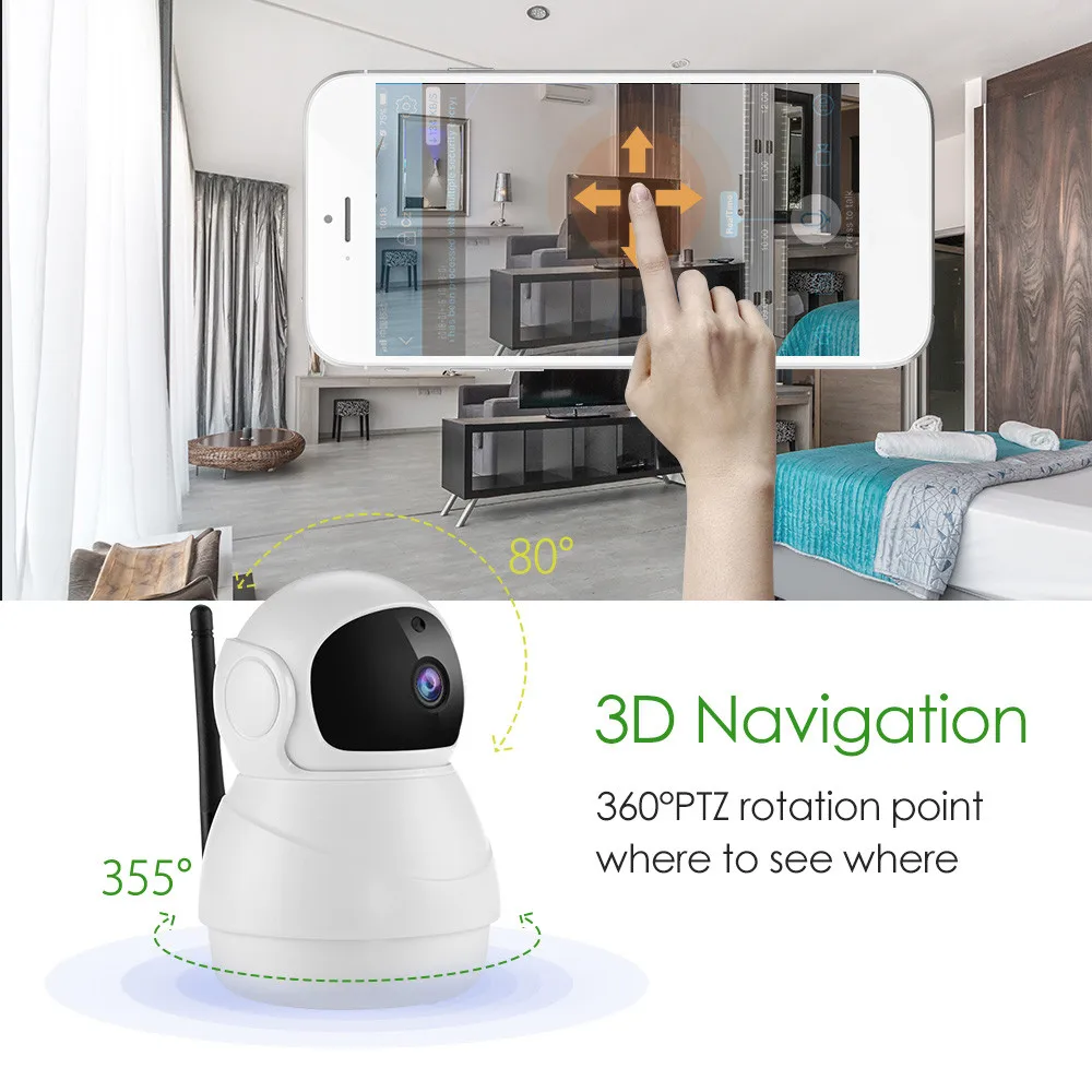 Ip камера Wi Fi 2MP 1080 P беспроводная видеонаблюдения ИК ONVIF Indoor waterproof IP66 DVR
