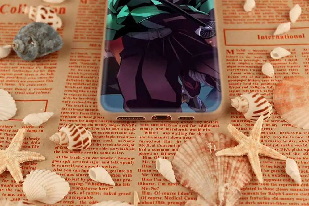 Demon Slayer Kimetsu no Yaiba чехол силиконовый мягкий для iPhone X 11 Pro XS Max XR 6 7 8 Plus 5 4 S чехол для телефона s Etui