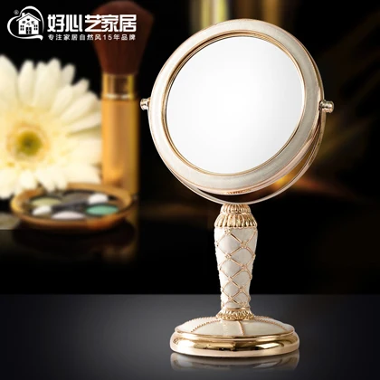 Kindly Arts sided mirror cosmetic desktop new 3x zoom upscale Mirror Beauty |