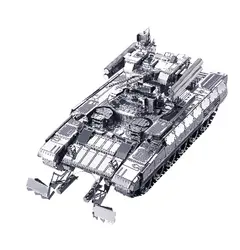 Бесплатная доставка 3D металлические головоломки DIY Металлические Jiasaw Тигр BMPT Терминатор Танк сборные игрушки модели металлический Nano Puzzle