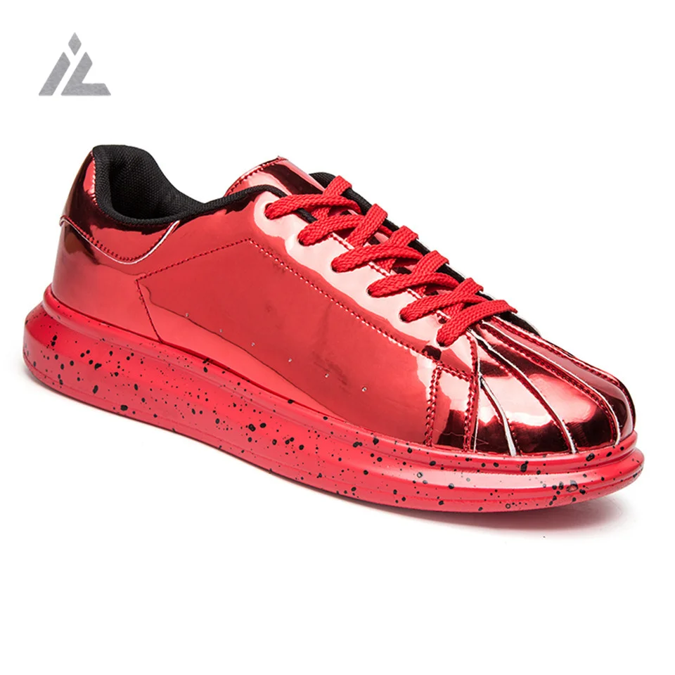 

iVog 2016 Superstar Mens Shell Toe  Men Casual Shoes Glossy Silver Walking Fashion Outdoor Breathable Lover Couple Man Shoes