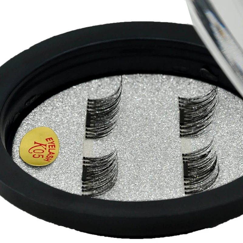 d22 Eye Lashes Magnetic Box 4pcs 3d Magnetic False Eyelashes Natural Eye Lashe Reusable Handwork False Lashes Japan Visofree 12 (16)