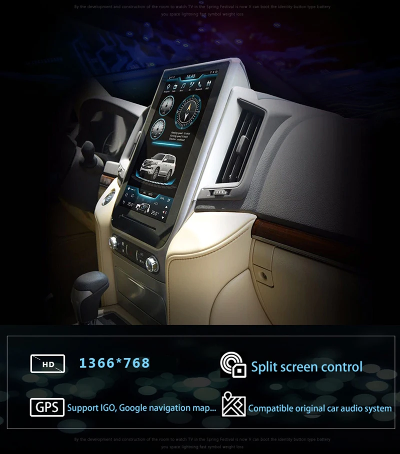 Excellent LiisLee Car Multimedia DVD GPS Audio Radio Stereo For Toyota Land Cruiser 200 J200 LC200 Roraima Original Style Navigation NAVI 3